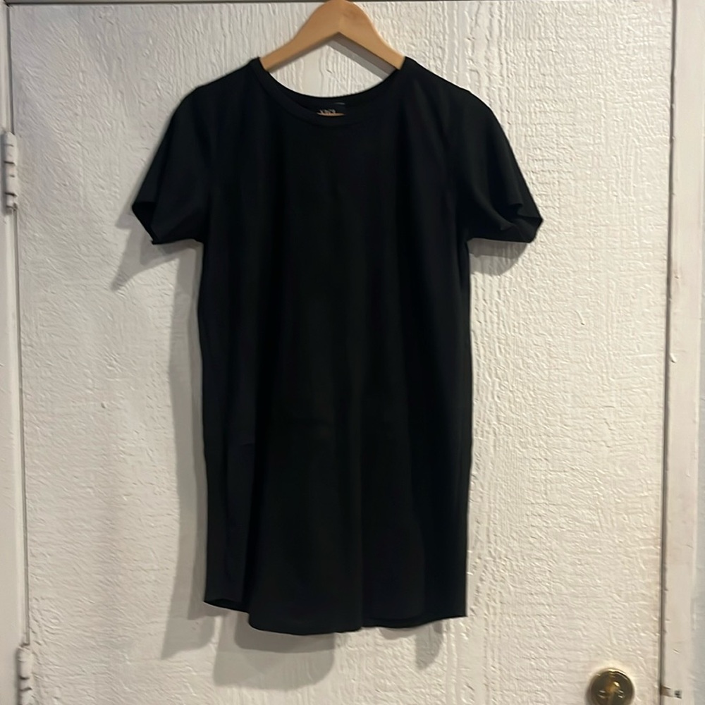 Black mini dress